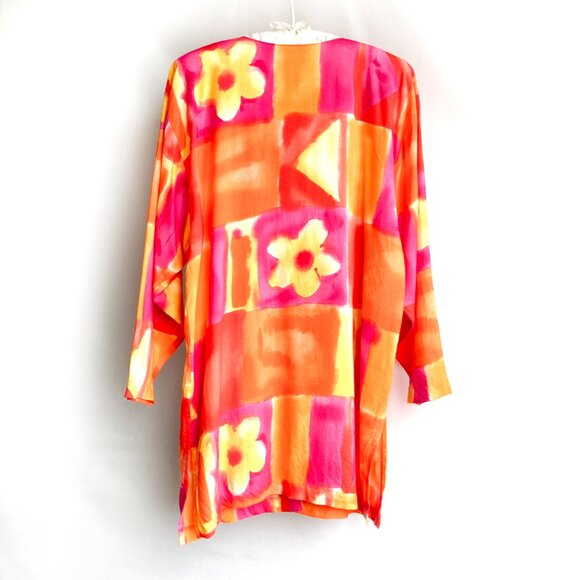 Barbara Gerwit USA Vibrant Tunic Blouse - Picture 2 of 8